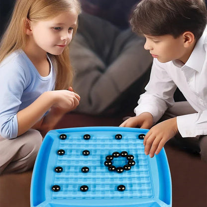 Magnetisches Logikspiel Kugelblock – Taktikbrett mit Spielkugeln