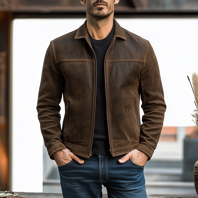 Männliche Freizeitjacke Mit Reißverschluss - Dorian