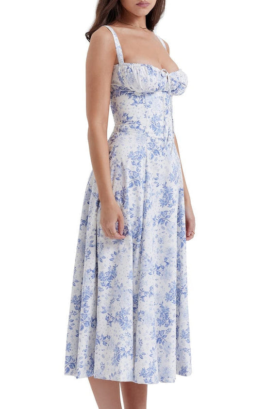 Maxi Kleid Mit Bustier - Marah