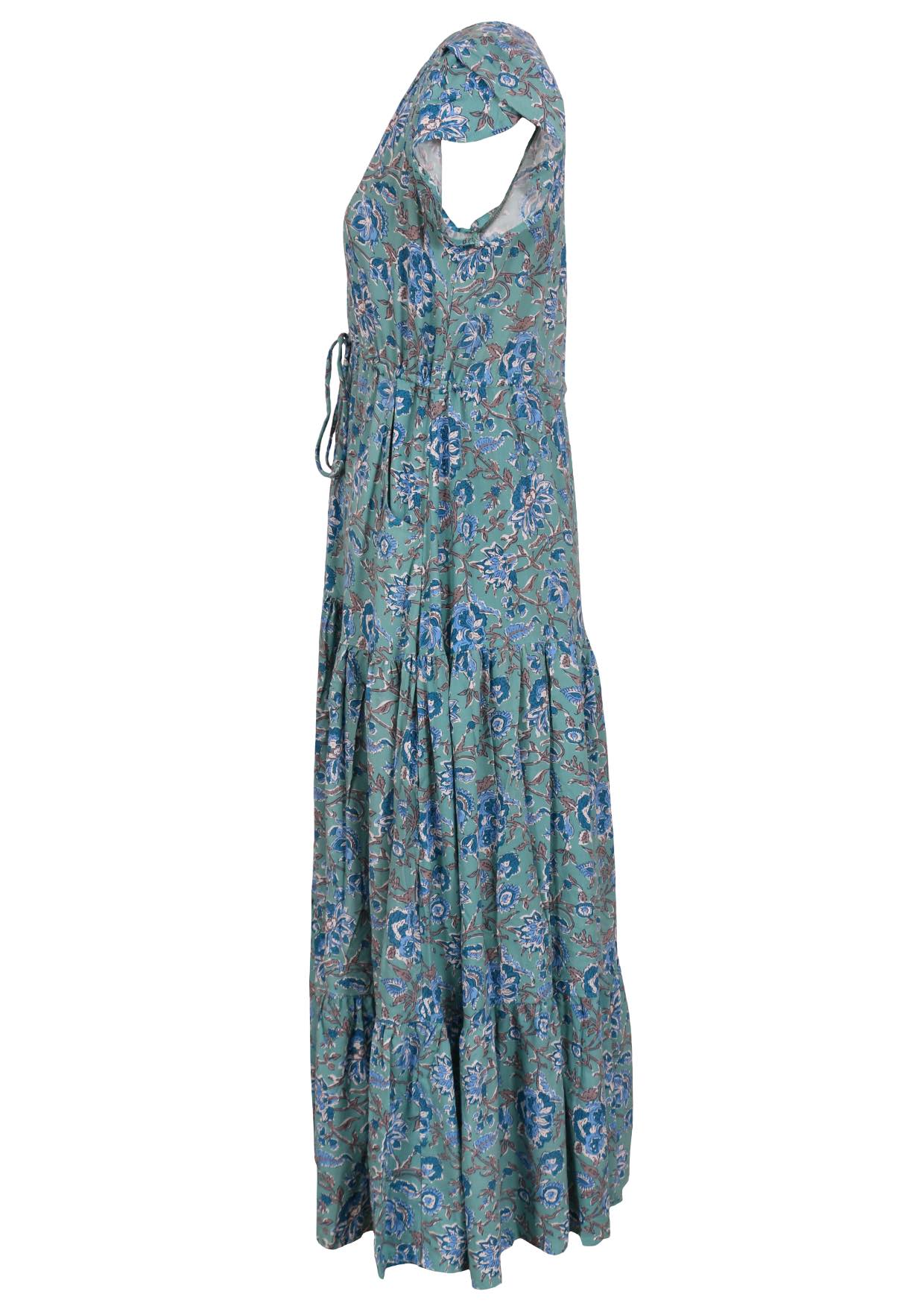 Maxi Kleid Mit V Ausschnitt - Mandy