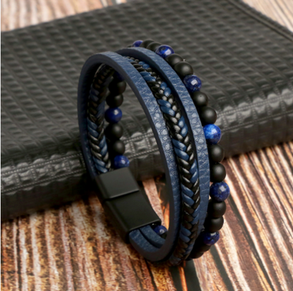 Mehrreihiges Herrenarmband - Jari