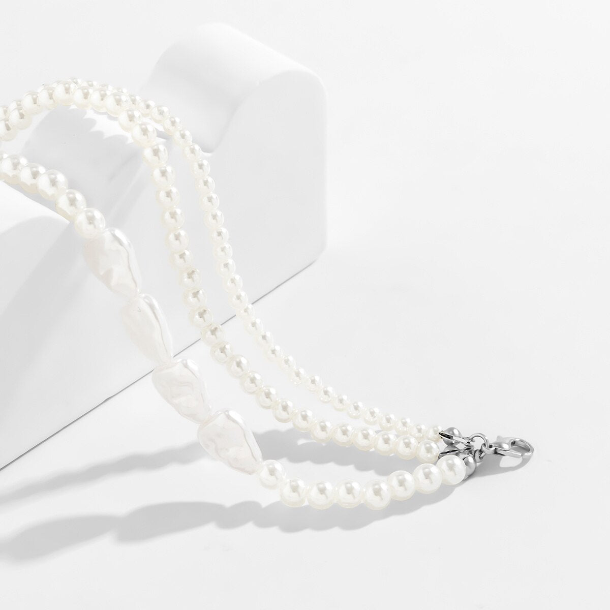 Mehrschichtiges Perlenarmband - DreamShimmer 