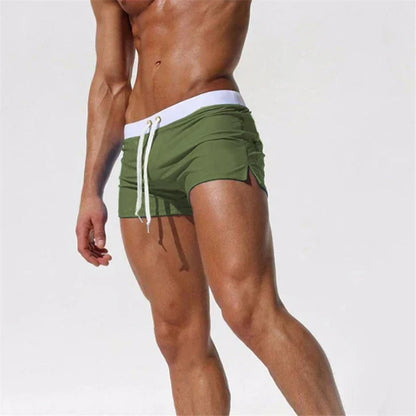 Schnelltrocknende Herren-Schwimmshorts mit Taschen – Leano