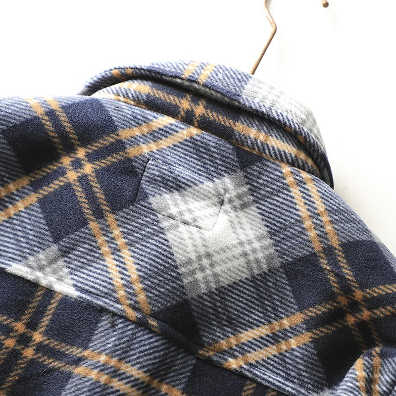 Herren fleecegefütterte Hemdjacke – Mauro