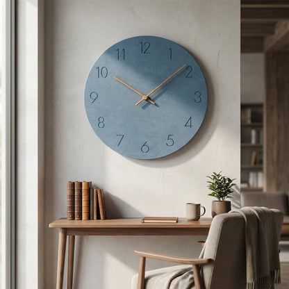 Minimalistische Runde Wanduhr - Nordellia