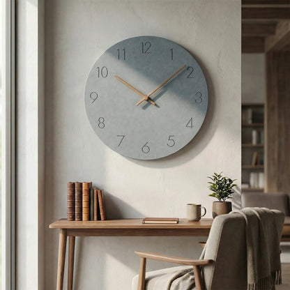 Minimalistische Runde Wanduhr - Nordellia