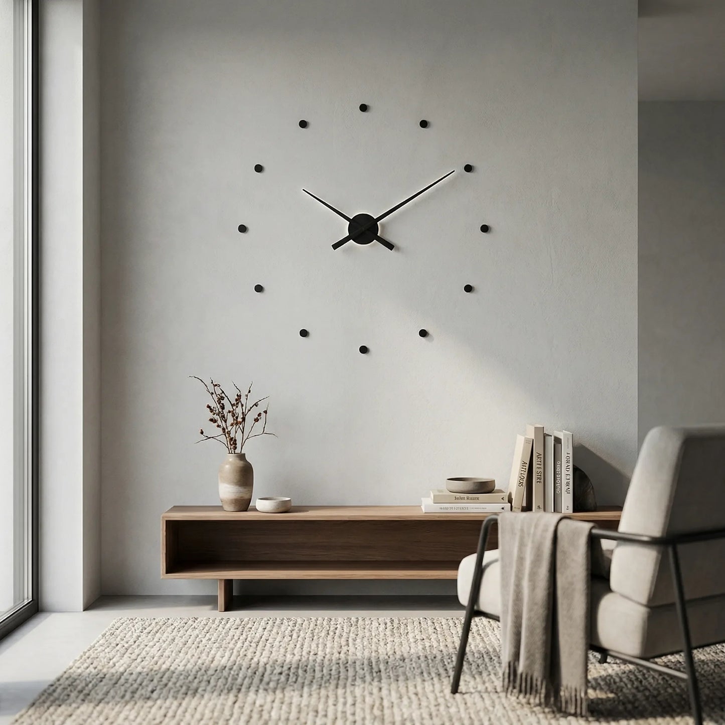 Minimalistische Wanduhr - Averloq