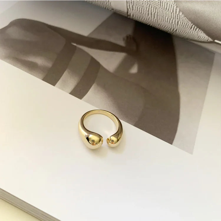 Minimalistischer Designring - DropRing 