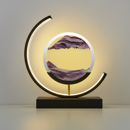 Moderne 3D Sandschalen Tischlampe - Aequora