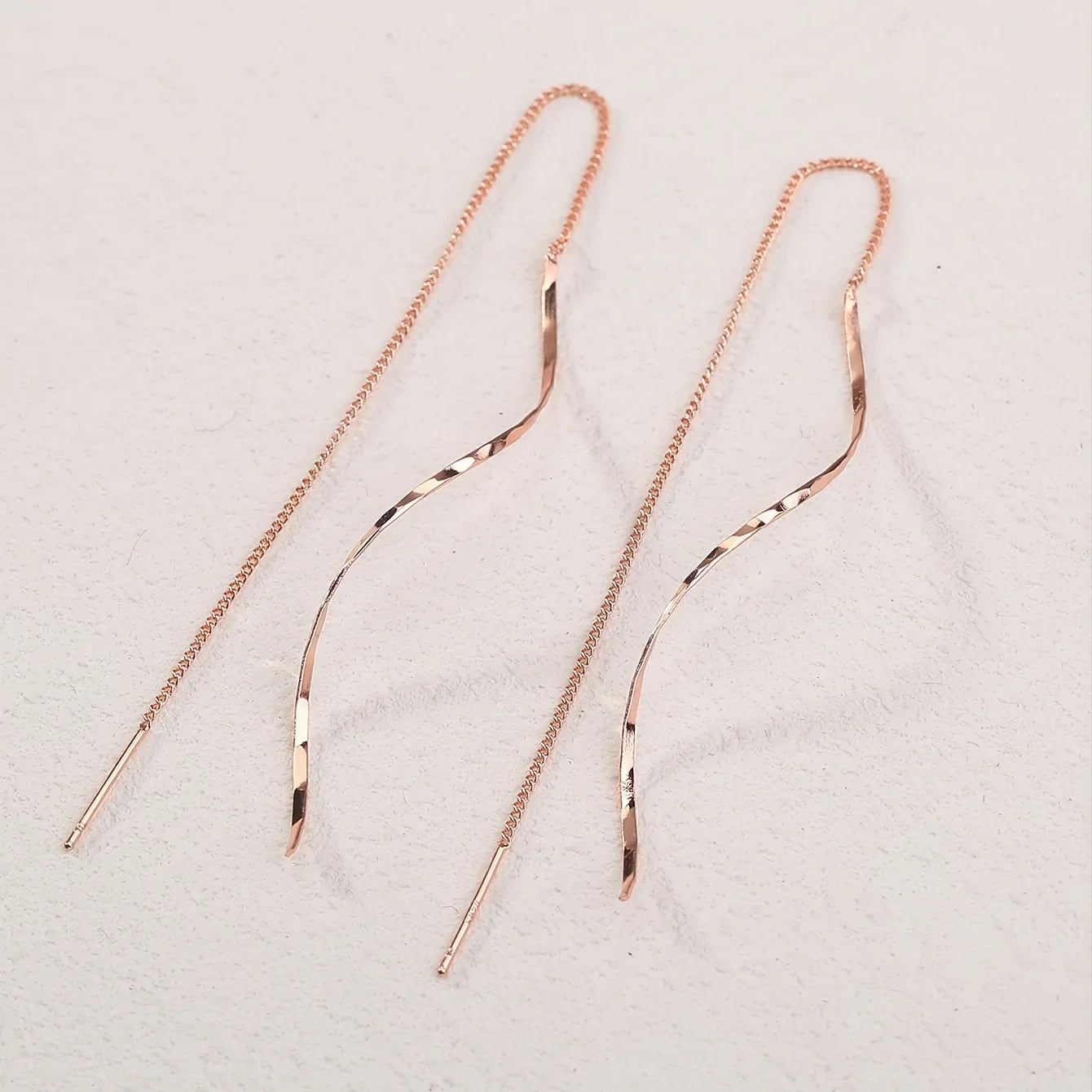 Moderne Ohrstecker - LongWaves 