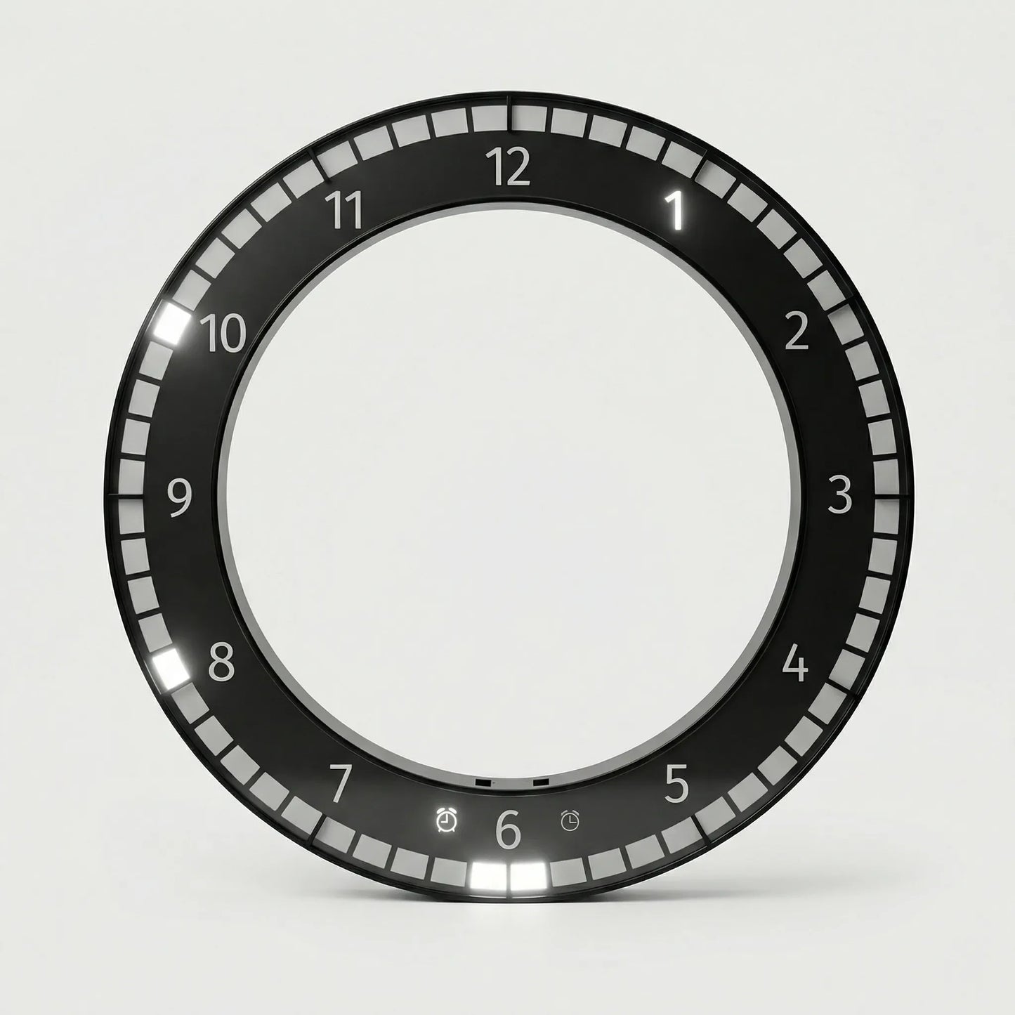 Moderne Ring-Wanduhr - ChronaLoop