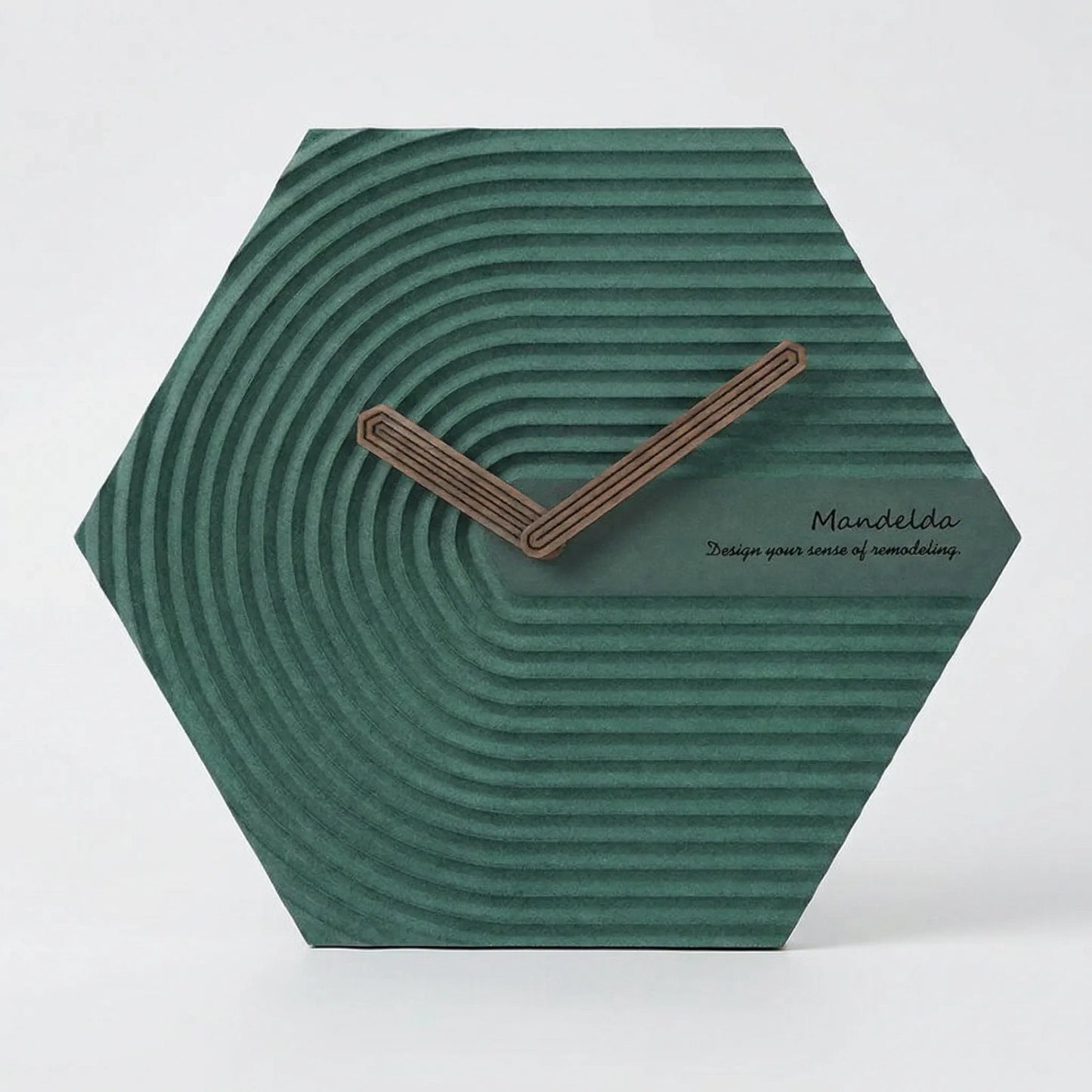 Moderne Sechseckige Wanduhr - HexaPulse