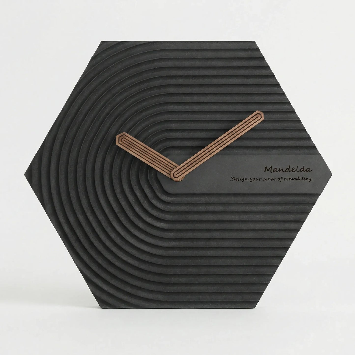 Moderne Sechseckige Wanduhr - HexaPulse