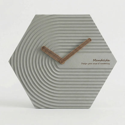 Moderne Sechseckige Wanduhr - HexaPulse