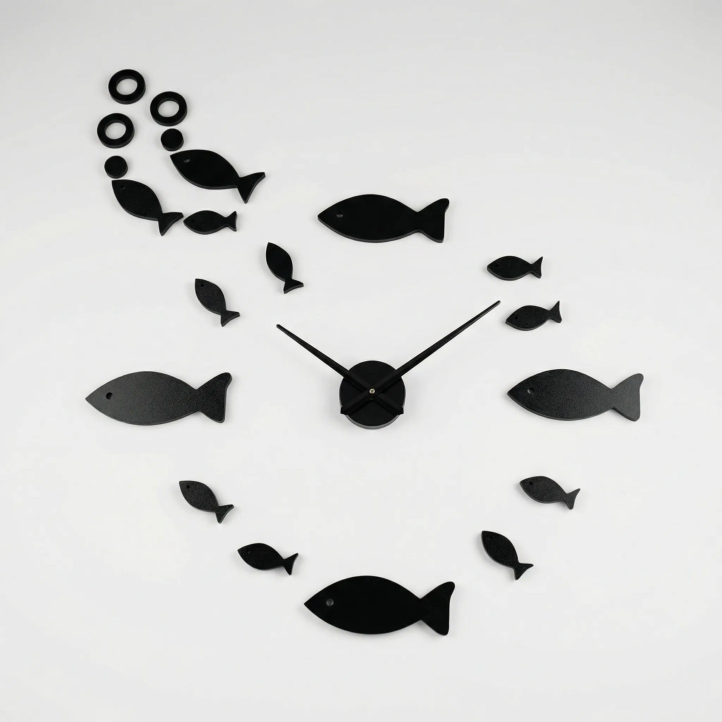 Moderne Spiegel-Wanduhr - Miraflow