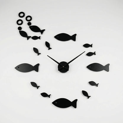 Moderne Spiegel-Wanduhr - Miraflow
