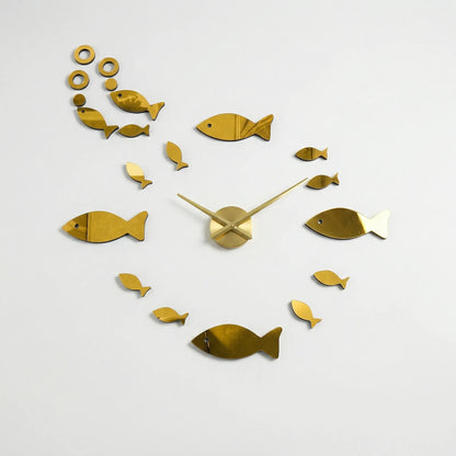 Moderne Spiegel-Wanduhr - Miraflow
