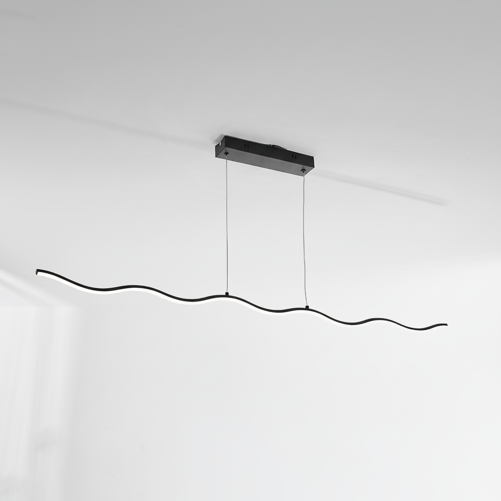 Moderne Wellenpendelleuchte - Waveray