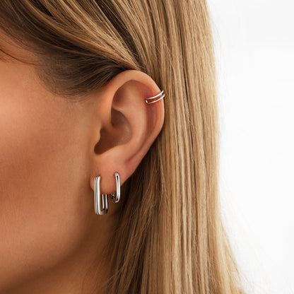 Moderne Rechteckige Ohrringe - IsabelleJewels 