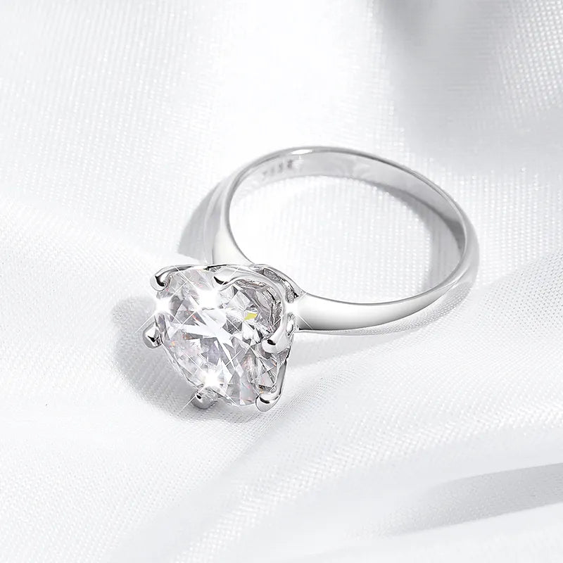 Moissanit Ring - SparkleMoment 