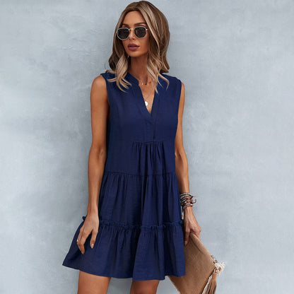 Fröhliches Sommerkleid mit lockerer Passform – Elin