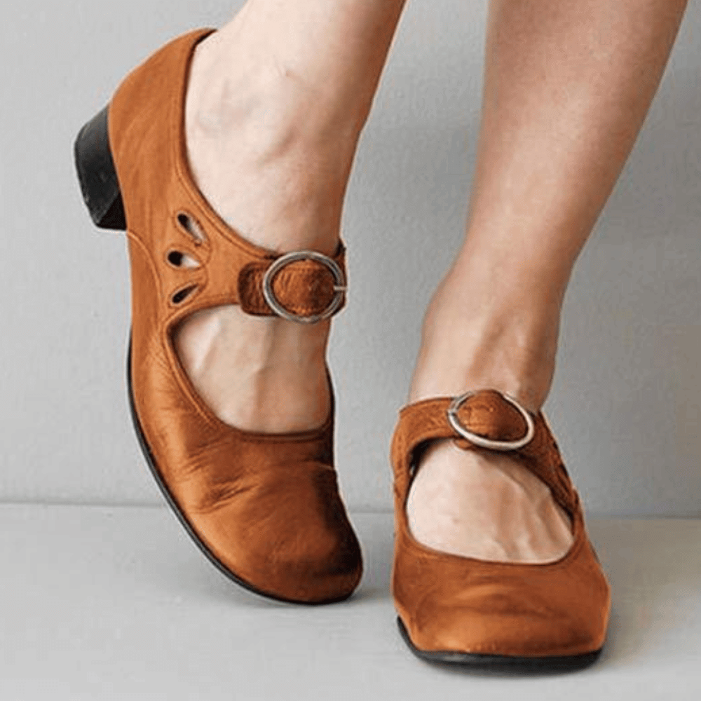 Einzigartige und Bequeme Damen Ledersandale – Marisa Herbstzauber Edition