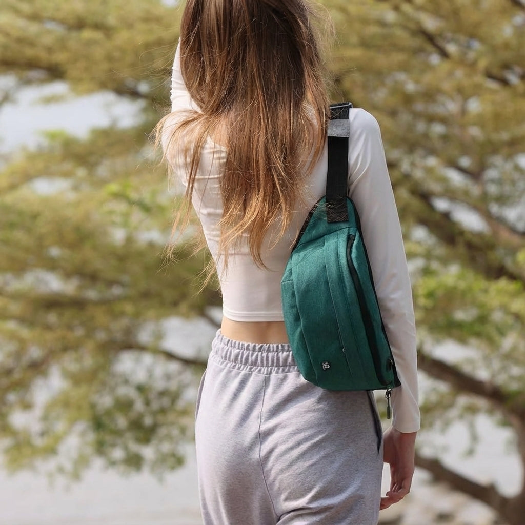 Nylon Multi Pocket Sling Tas - FlexSling