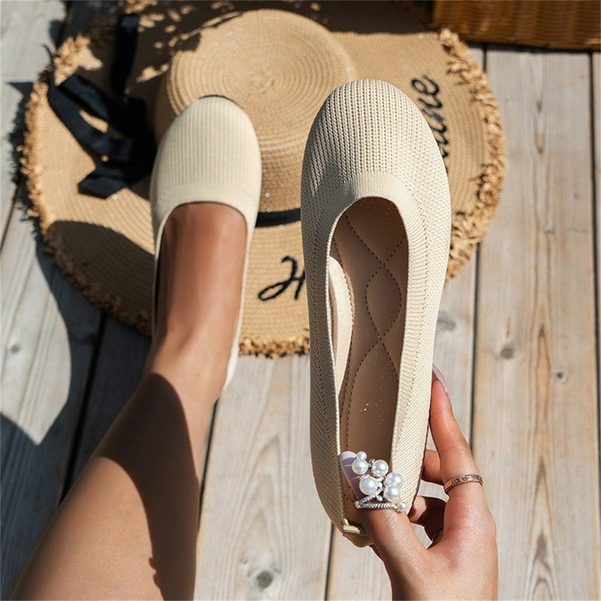 Herbstliche Orthopädische Komfort-Ballerinas – Camille