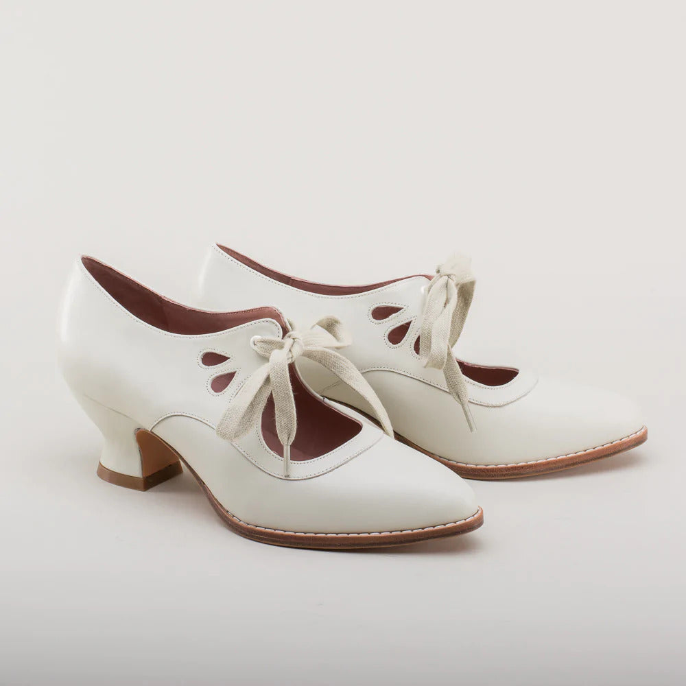 Herbstliche orthopädische Lederpumps – Viviana