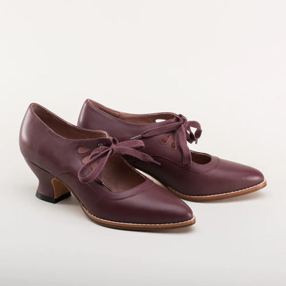 Herbstliche orthopädische Lederpumps – Viviana