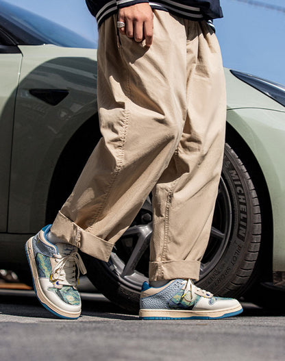 Künstlerische Unisex Sneakers mit Sternennacht-Design & Komfortsohle – Lior