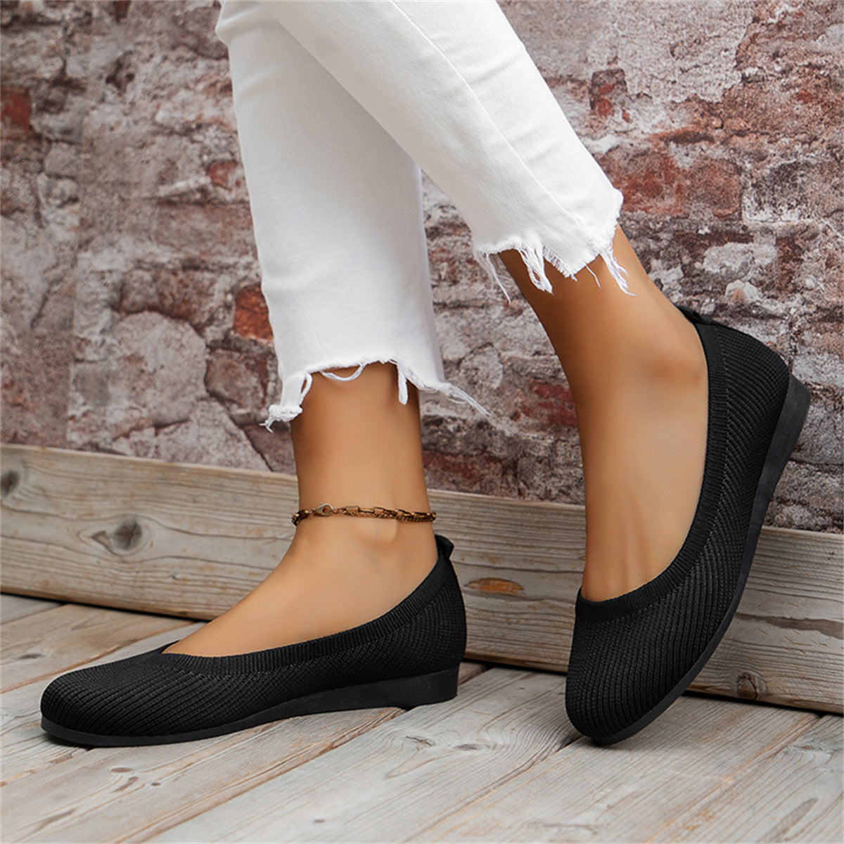 Herbstliche Orthopädische Komfort-Ballerinas – Camille