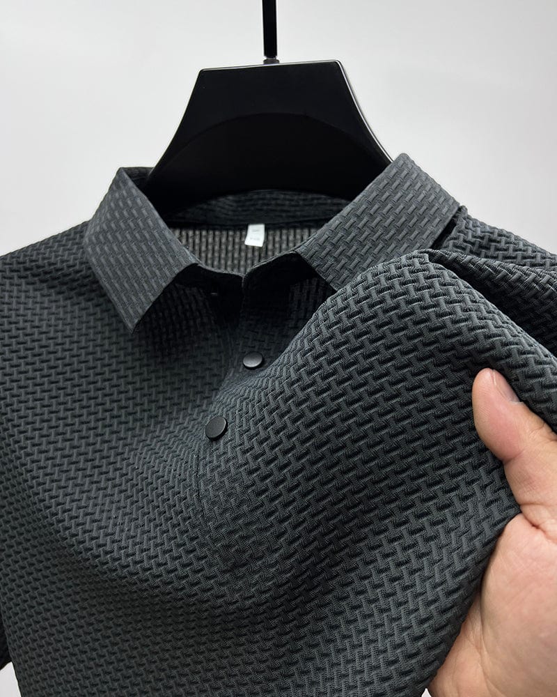 Atmungsaktives Herren Poloshirt mit Mesh-Details & Slim Fit – Herbstedition Milan