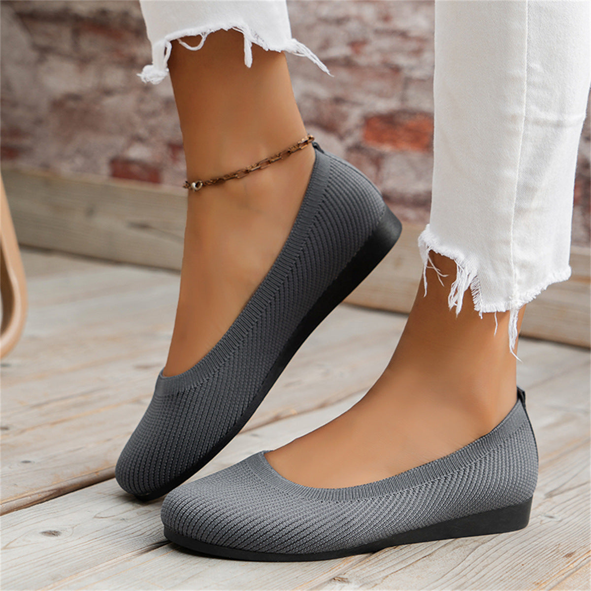 Herbstliche Orthopädische Komfort-Ballerinas – Camille