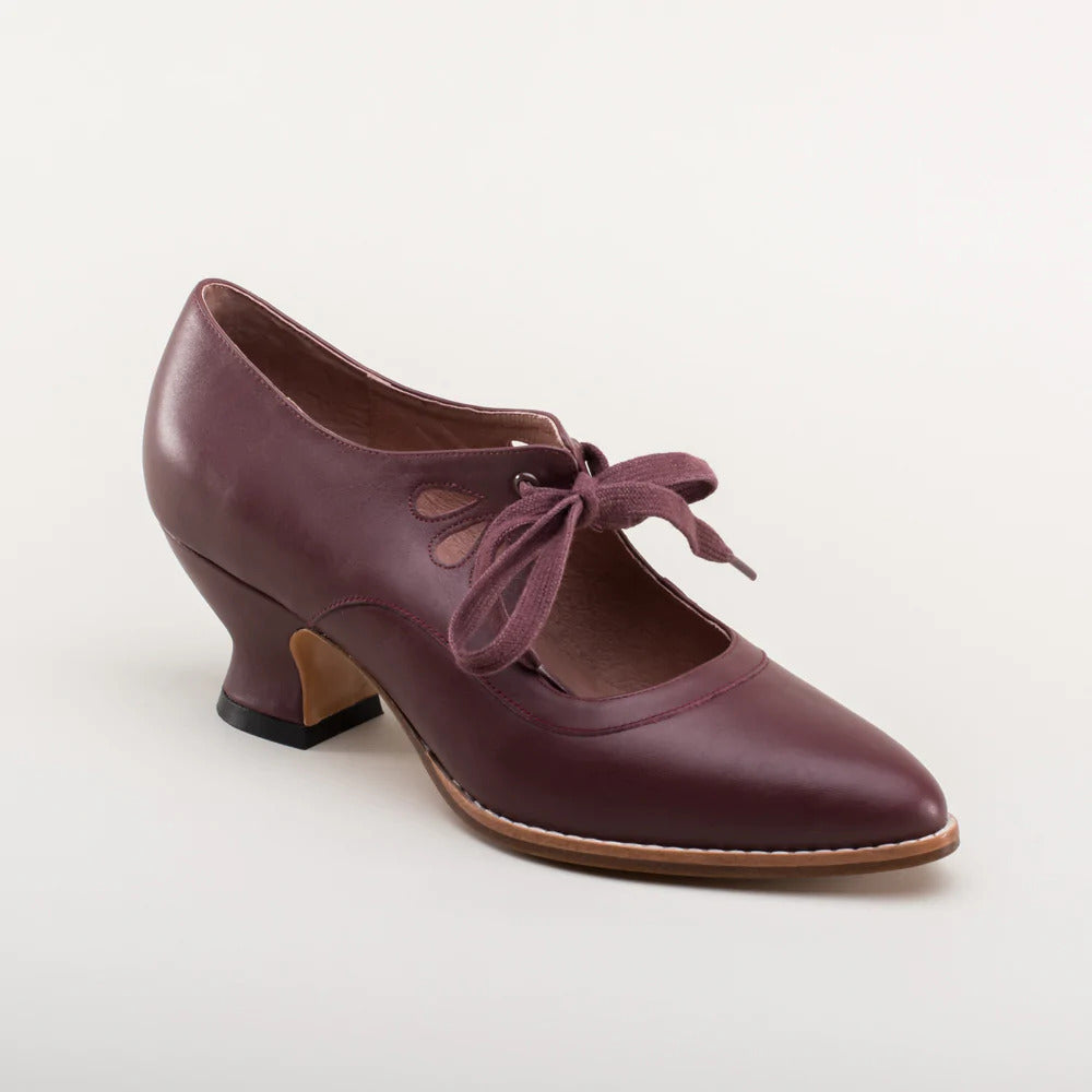 Herbstliche orthopädische Lederpumps – Viviana