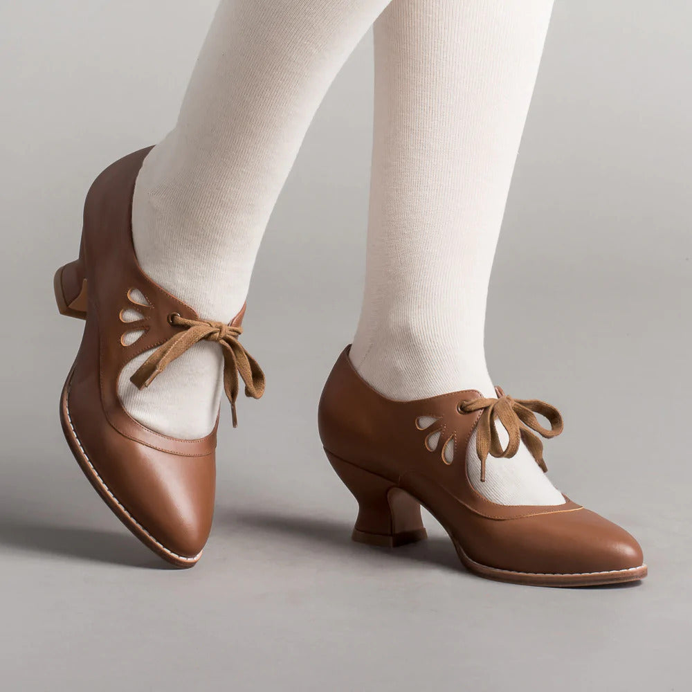 Herbstliche orthopädische Lederpumps – Viviana