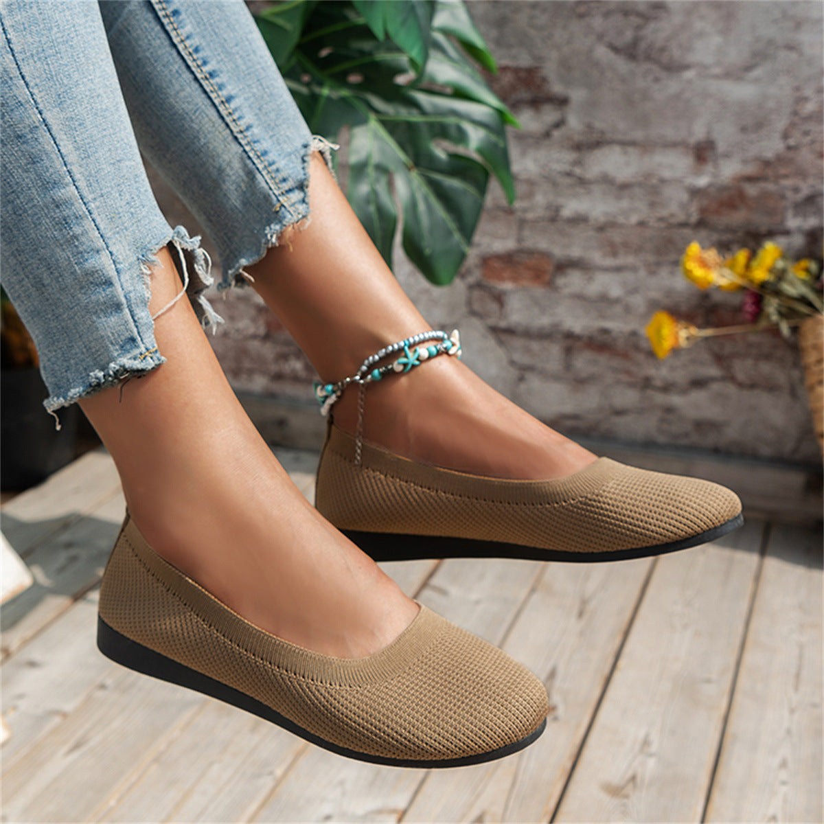 Herbstliche Orthopädische Komfort-Ballerinas – Camille
