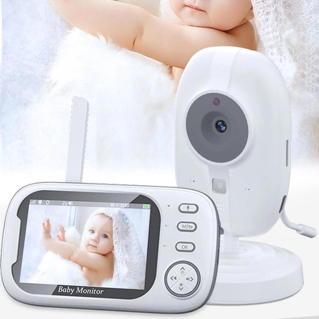 Babyüberwachung mit Nachtsicht und 2-Wege-Audio – Inklusive Temperaturanzeige