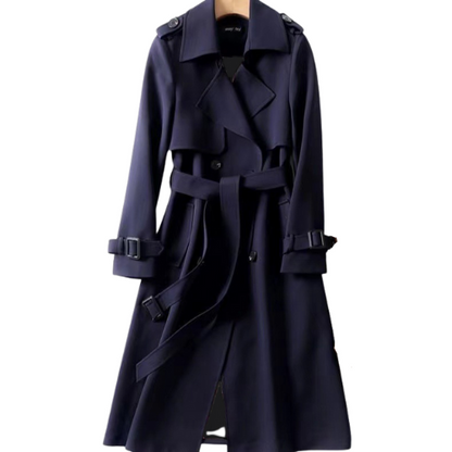 Eleganter Damen-Trenchcoat mit Doppelknöpfen – Celina Herbstedition