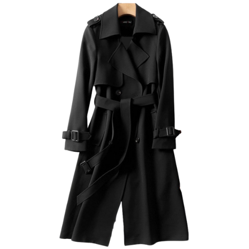 Eleganter Damen-Trenchcoat mit Doppelknöpfen – Celina Herbstedition