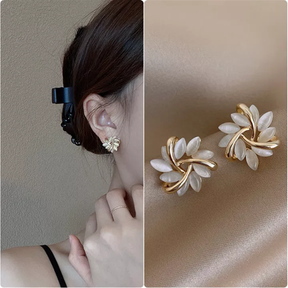 Opal Ohrstecker - PetalGlow 