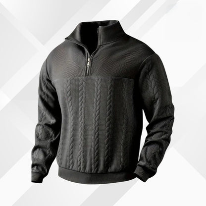 Herren-Pullover mit Kaschmir-Merinowolle – Herbstzauber Severin