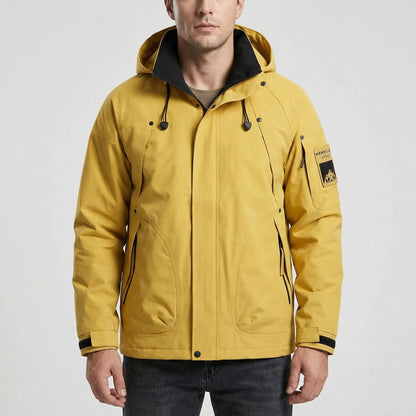 Outdoor-Jacke Mit Kapuze Und Reißverschluss -  Ridgorn