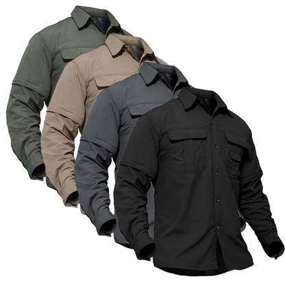 Outdoor Shirt With Zip-Off Sleeves - Ricardo