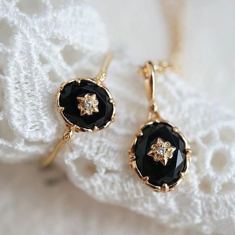Ovaler Achat-Ring - BlackGlamour 