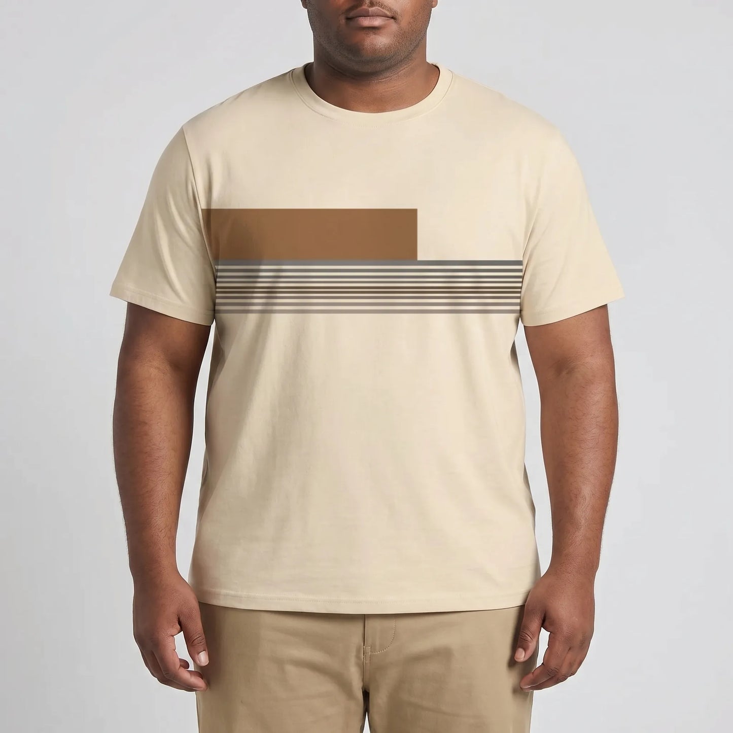 Oversize T Shirt Im Colour-Blocking-Design - Jesse