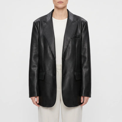 Oversized-Jacke Mit Einreihigem Verschluss -  Christy