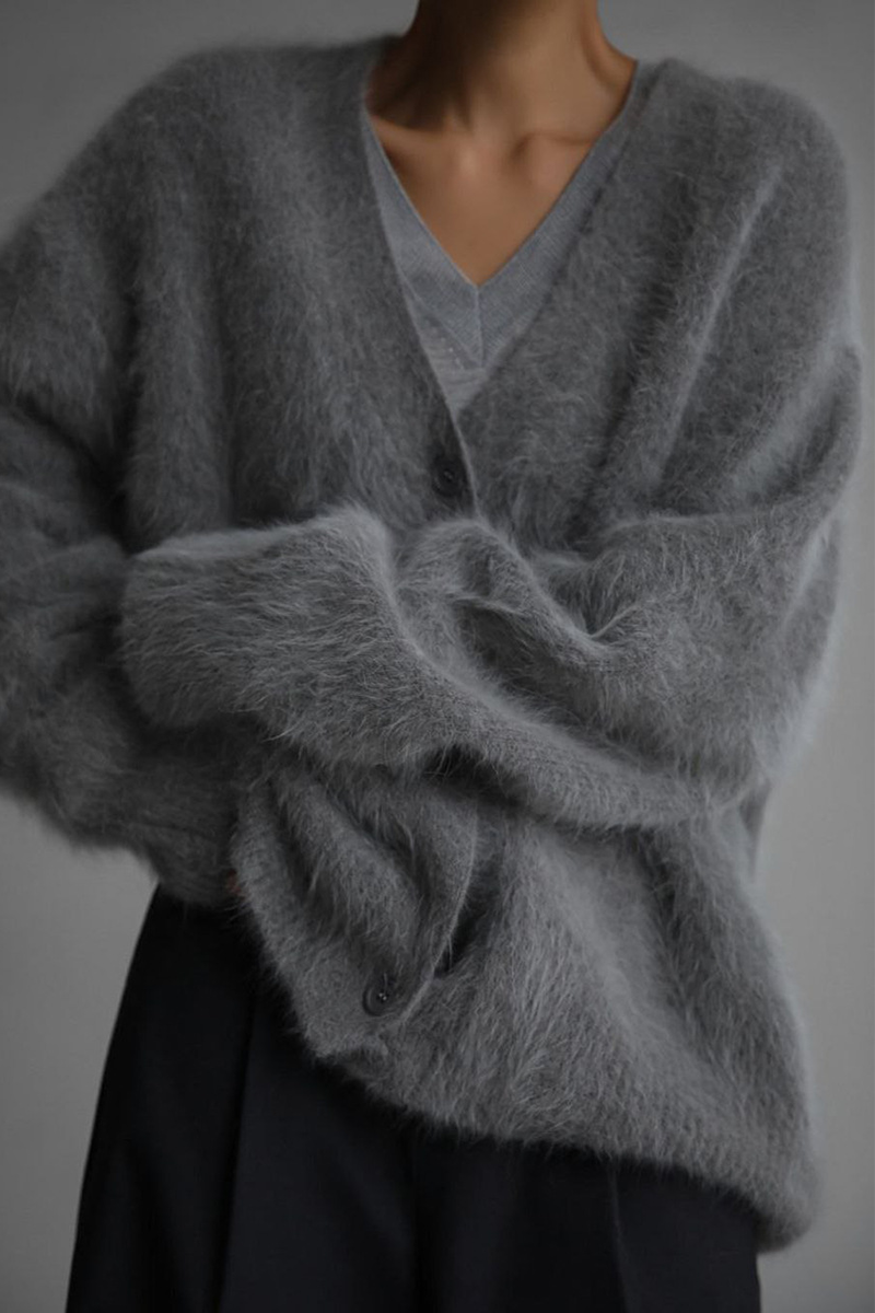 Oversized Strickjacke Mit Knöpfen - Jasmina
