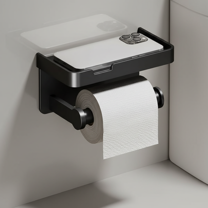 Platzsparender Toilettenpapierhalter - ToiletHaven