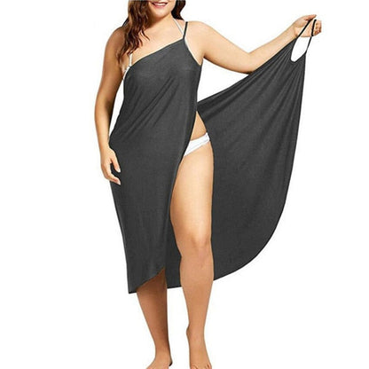 Maxi Wickelkleid für Strand und Schwimmbad – Soleil